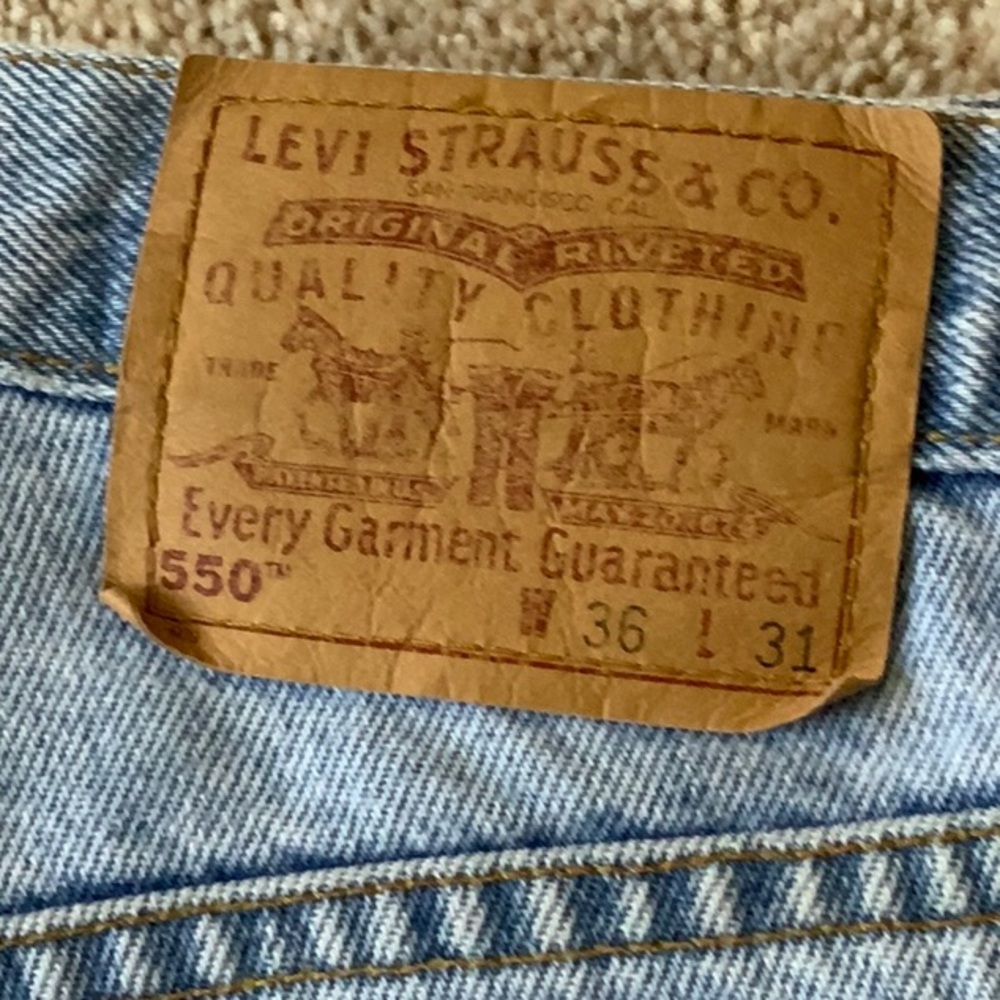 Levi’s 560 men’s loose fit tapered leg 36x31 jeans